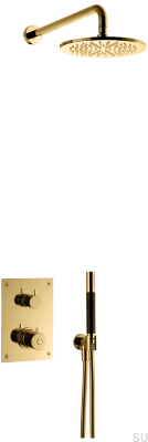 Душевой набор с термостатическим смесителем BOX7268 ED2 Латунь Полированная Неокрашенная