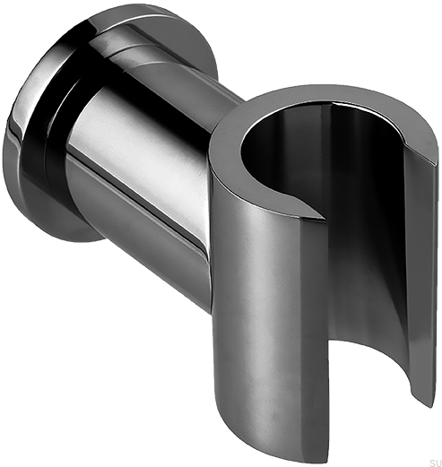 9420175--Uchwyt ścienny do słuchawki prysznicowej regulowany XSUP030 Mosiężny Czarny Chrom-Tapwell-Skandynawskie-Uchwyty_1