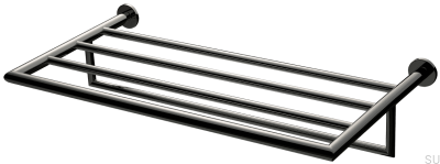 Вешалка для полотенец TA814 Латунь Черный Хром
