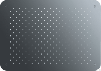 Душевая лейка, прямоугольный тропический душ 450 x 320 ZSOF093 Черный хром