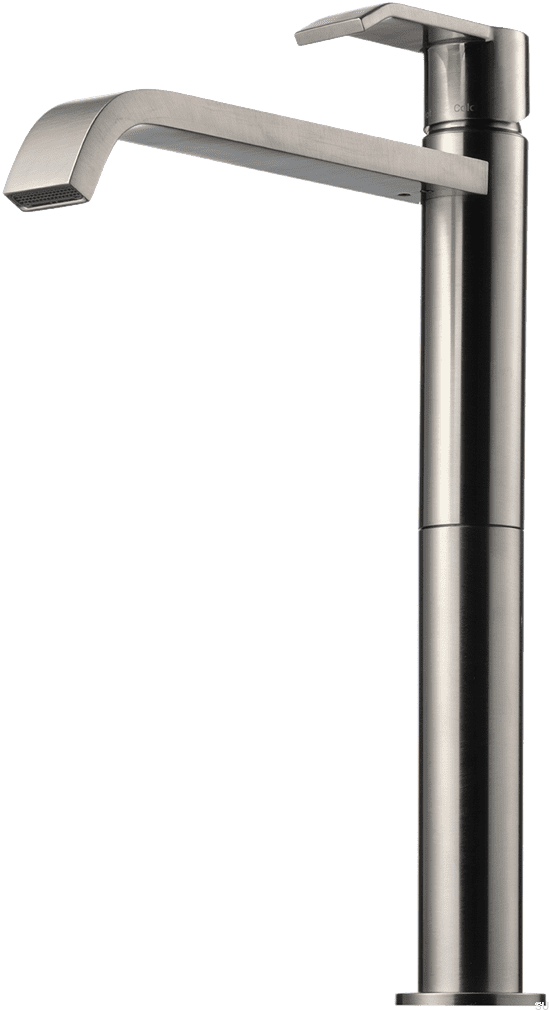 9424406--Bateria umywalkowa wysoka VIC081 Mosiężna Nikiel Szczotkowany-Tapwell-Skandynawskie-Uchwyty_1