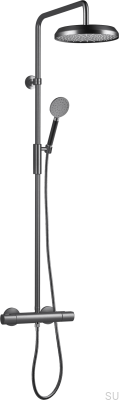 ARM5200-150 Душевой набор из латуни, черный матовый хром 