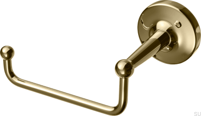 TA235 Классический держатель для туалетной бумаги из полированной латуни без лака