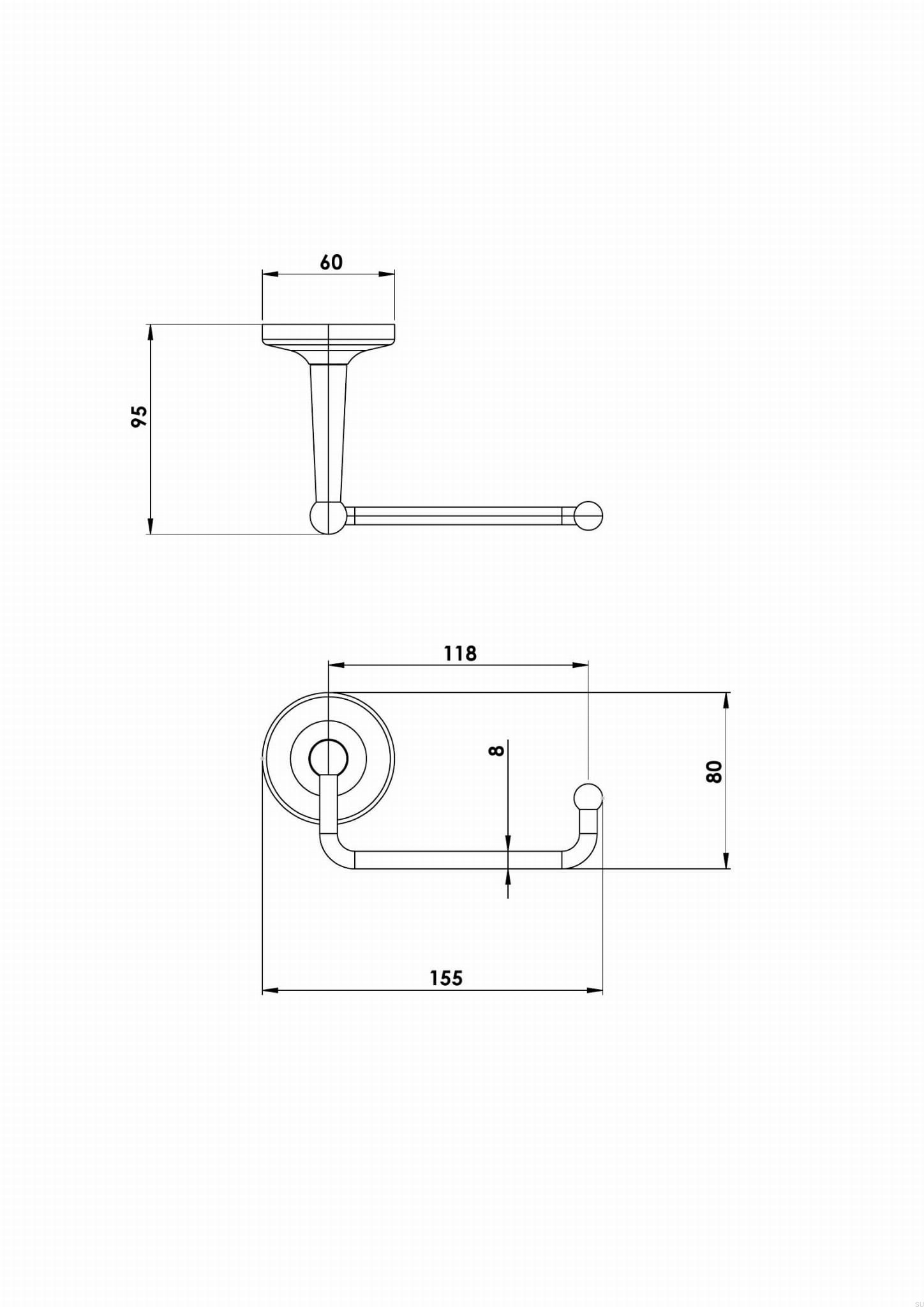 9422282--Uchwyt na papier toaletowy TA235 Mosiężny Polerowany Nielakierowany-Tapwell-Skandynawskie-Uchwyty_2