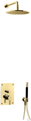 BOX7200 Душевой набор ED2, Honey Gold Латунь