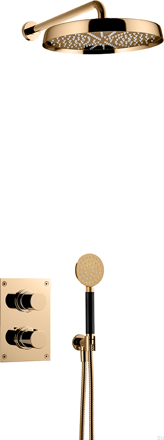 9426730--Zestaw prysznicowy ARM7268 ED2 Mosiężna Polerowana Nielakierowana-Tapwell-Skandynawskie-Uchwyty_1