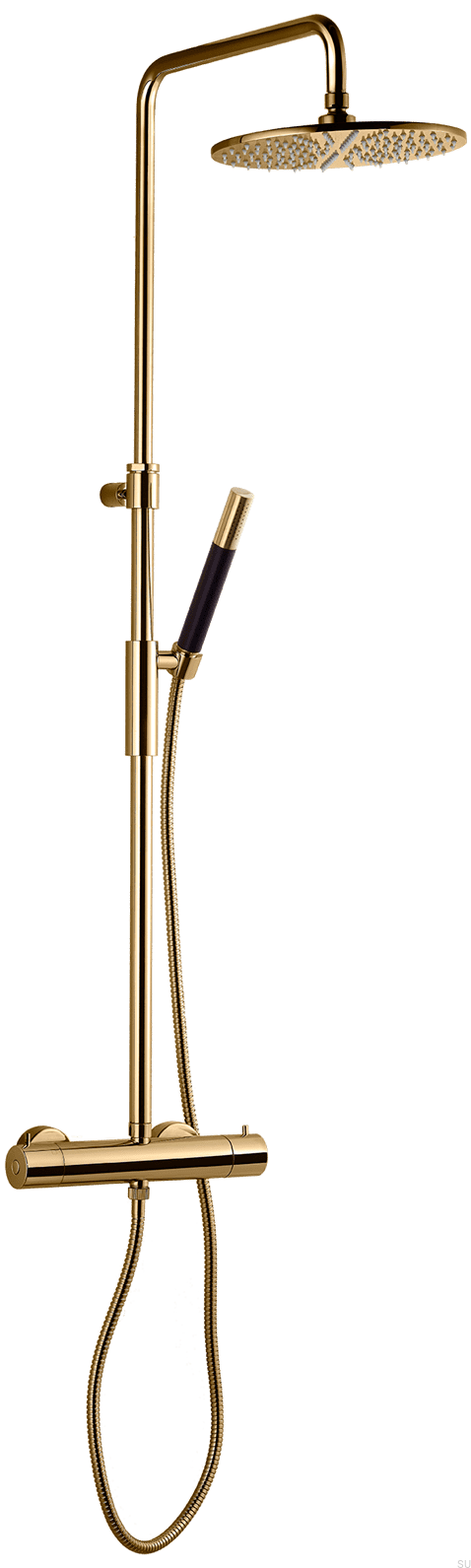 9418738--Zestaw prysznicowy TVM7200-150 Mosiężny Polerowany Nielakierowany-Tapwell-Skandynawskie-Uchwyty_1