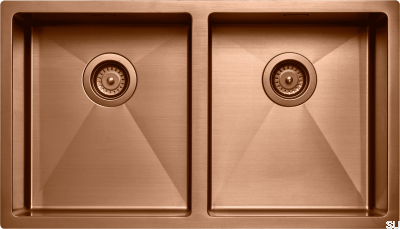 Кухонная мойка 4040 Сталь Медь ПВД