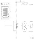 9421838--Zestaw prysznicowy z termostatyczną baterią ciśnieniową BOX8268 SQUARE ED2 Mosiężny Polerowany Nielakierowany-Tapwell-Skandynawskie-Uchwyty_2