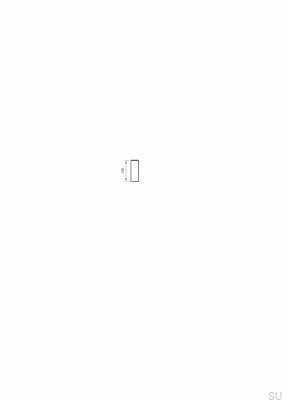 Удлинитель для смесителя для умывальника XPRO800, хромированная латунь