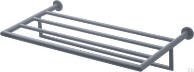 TA814 Вешалка для полотенец Ascot латунно-серая