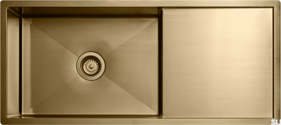 Дискхо 8140 Кухонная мойка Сталь Латунь ПВД