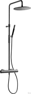 TVM7200-150 Душевой набор Латунь Черный Матовый Хром