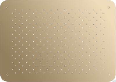 Душевая лейка, прямоугольный тропический душ 450 x 320 ZSOF093, полированная латунь, неокрашенная