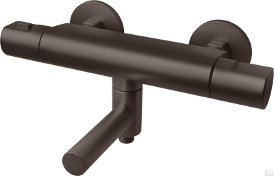 Смеситель термостатический для ванны настенный ARM022-150 Латунь Коричневый