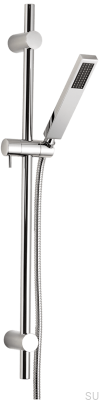 Душевая штанга Poker с регулируемым настенным держателем ZSAL176 Хромированная латунь