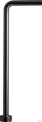 Сифонная трубка L-образного типа XA21 Латунь Черный Хром