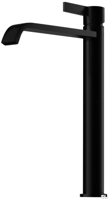 ARM081 Смеситель для умывальника из матовой черной латуни