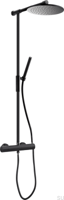 TVM300 Душевой набор из матовой черной латуни