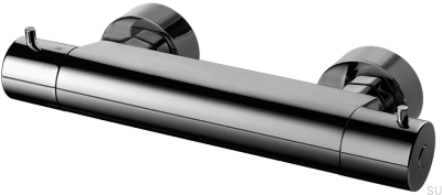 Термостатический смеситель для душа EVM168-150 Латунь Черный Хром