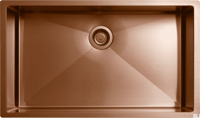 Кухонная мойка 8040 Сталь Медь ПВД