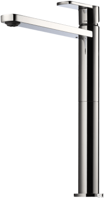 LIN081 смеситель для умывальника, хромированная латунь