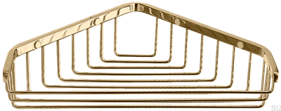 Мыльница угловая ТА156, латунь полированная, неокрашенная