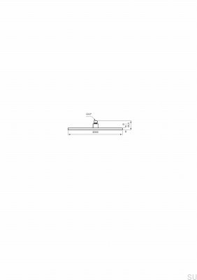 Круглая насадка для тропического душа 300 ZSOF079 Матовая черная латунь