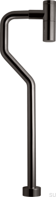 Сифон для умывальника с S-образной трубкой XA200 Латунь Черный Хром