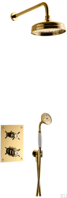 BOX0268 ED2 Душевой набор Classic, полированная латунь, неокрашенный