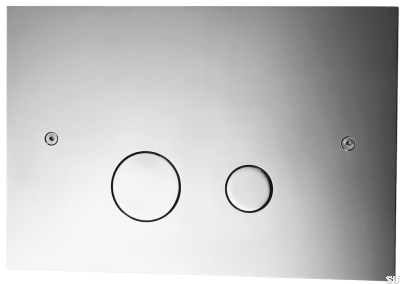 Кнопка смыва DUO112, хромированная латунь