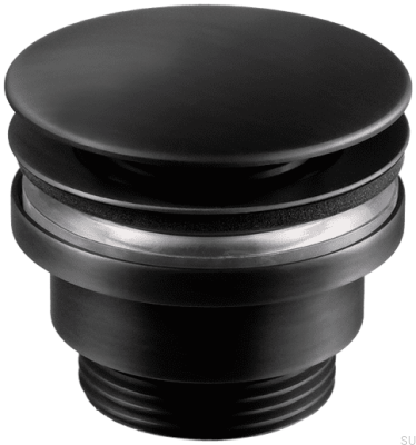 Универсальная пробка для умывальника 68400 Matte Black Brass