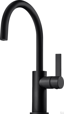 ARM380 Матовый черный латунный кухонный смеситель