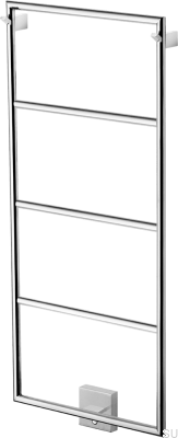 Радиатор для ванной комнаты TW800-400, полированная хромированная сталь
