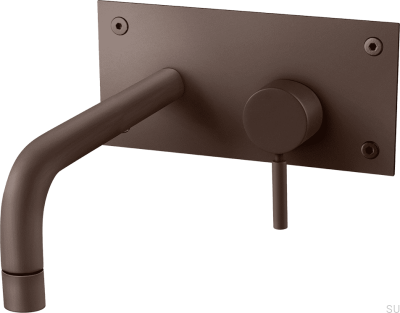 Смеситель для умывальника 230 BOX008 Латунь Коричневый