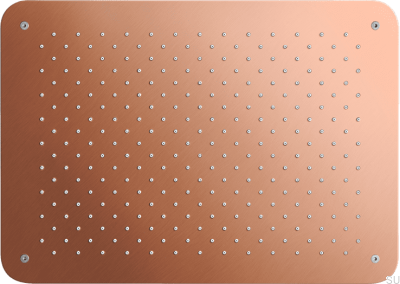 Прямоугольная насадка для тропического душа 450 x 320 ZSOF093 Матовая медь Неокрашенная