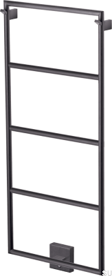 Радиатор для ванной комнаты TW800-400 Matte Black Steel