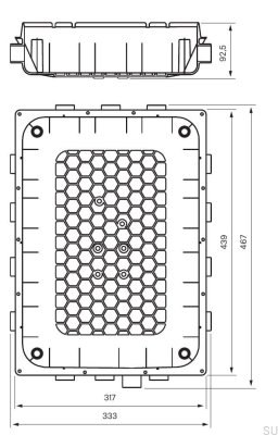 Монтажная коробка для смесителя для душа T BOX 2.0 268
