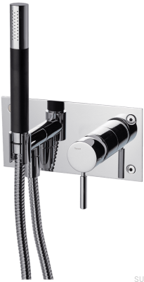 Смеситель для душа с душевой лейкой и шлангом BOX011-364 Хромированная латунь