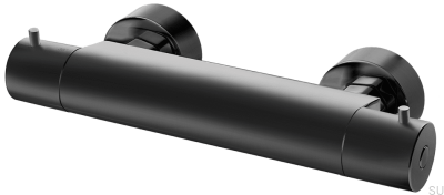 Термостатический смеситель для душа EVM168-150 Matte Black Brass