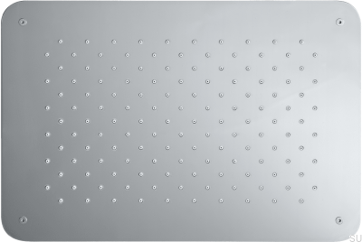 Прямоугольная насадка для тропического душа 370 x 250 ZSOF092 Хромированная латунь