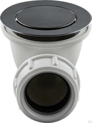 Пробка для всплывающей ванны 22200 Латунь Черный Матовый Хром