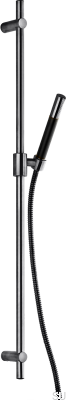 Душевая штанга Brio с регулируемым настенным держателем ZSAL300 Латунь Черный Хром