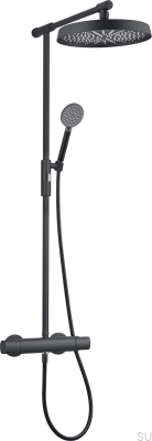 Душевой набор ARM300-150 Matte Black Brass