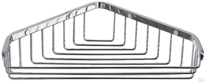 Угловая мыльница ТА156, хромированная латунь