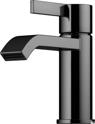 ARM071M смеситель для умывальника, латунь, черный хром