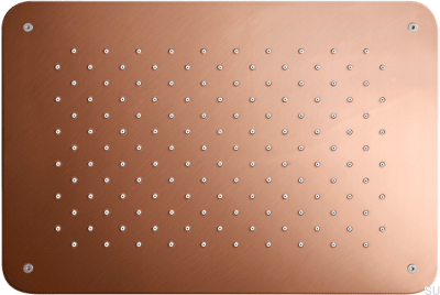 Прямоугольная насадка для тропического душа 370 x 250 ZSOF092 Матовая медь Неокрашенная