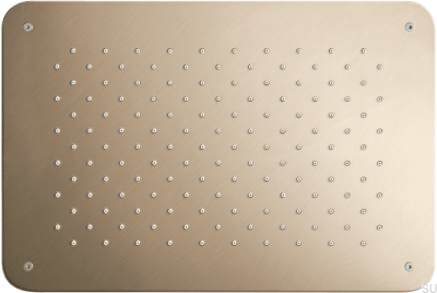 Прямоугольная насадка для тропического душа 370 x 250 ZSOF092 Латунь Мед Золото Матовый