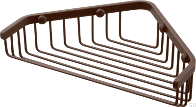 Мыльница угловая ТА156, латунь, коричневая