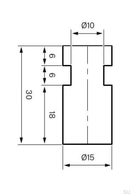 Настенная вешалка TA241 Хромированная латунь (2 шт.)